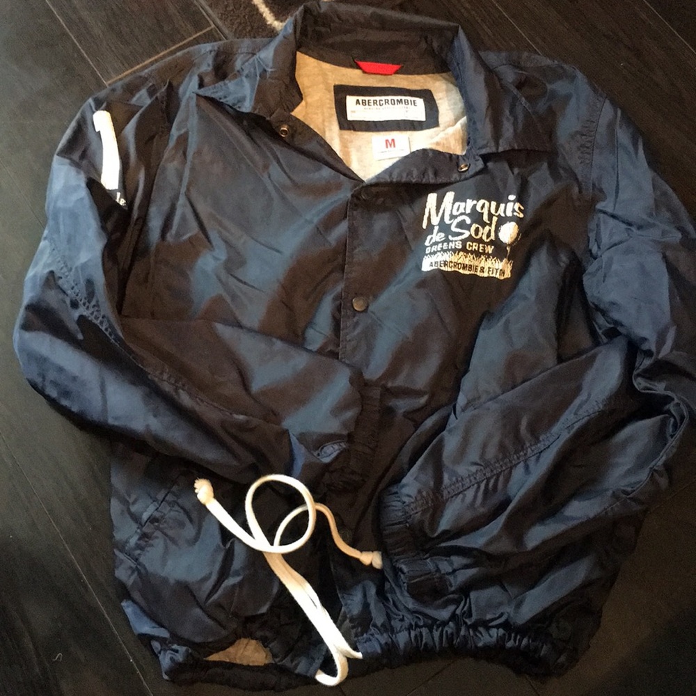 Abercrombie medium button jacket lined